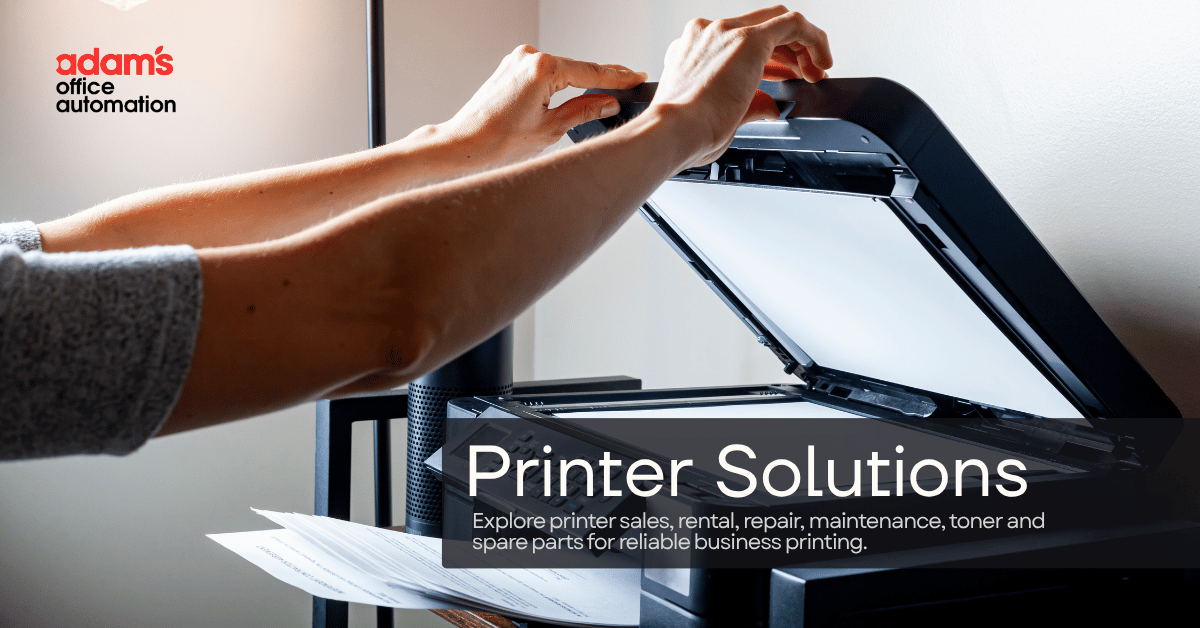 Printer Solutions in Abu Dhabi | Adams Automation