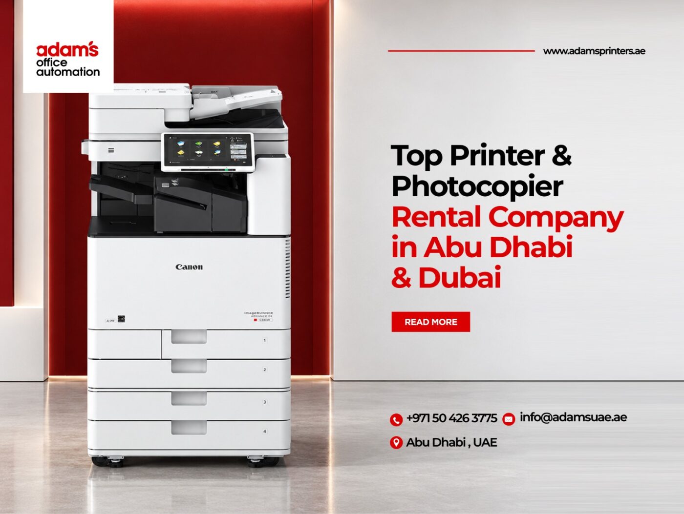 Photocopier Rental in Abu Dhabi